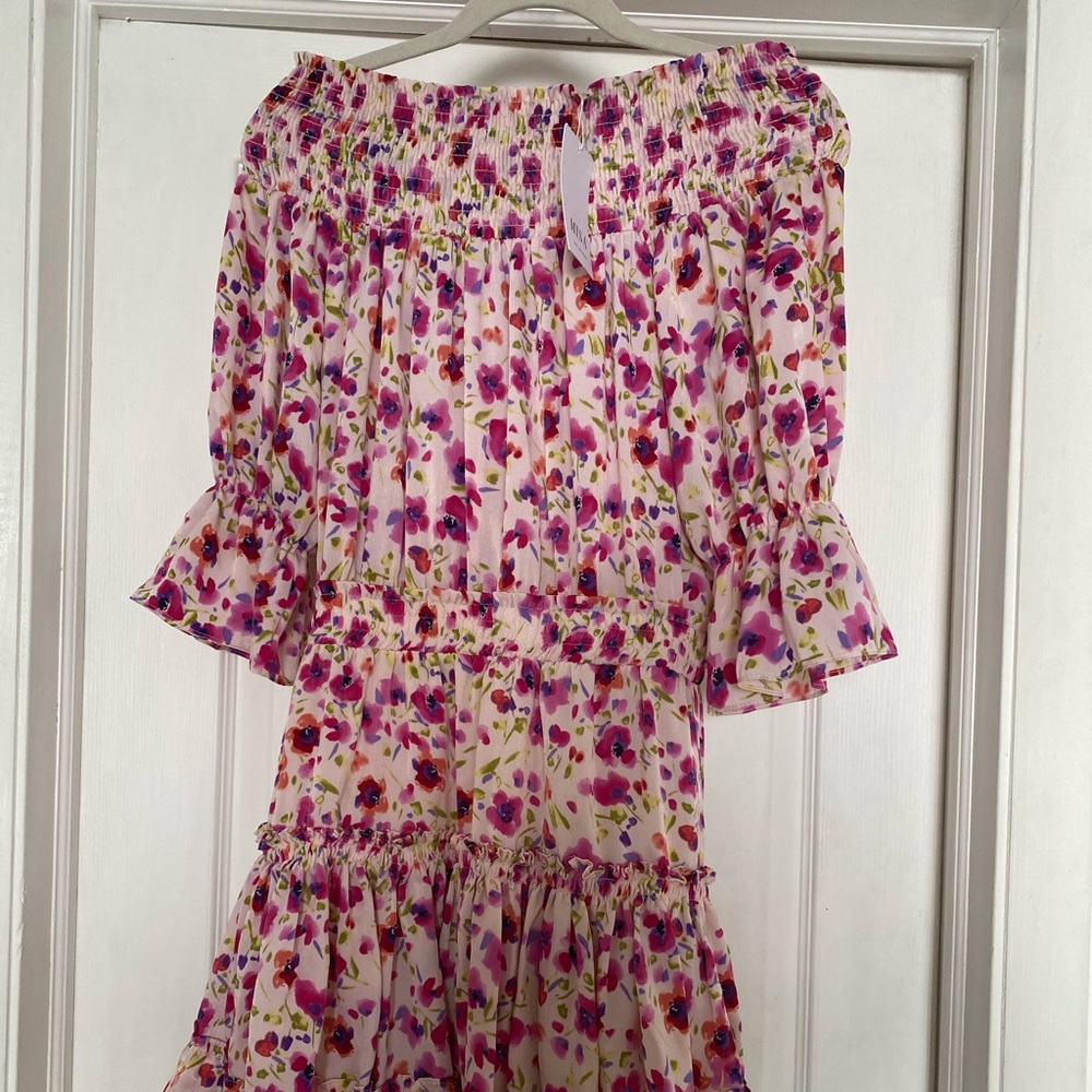Floral MISA dress NWT! Never worn!